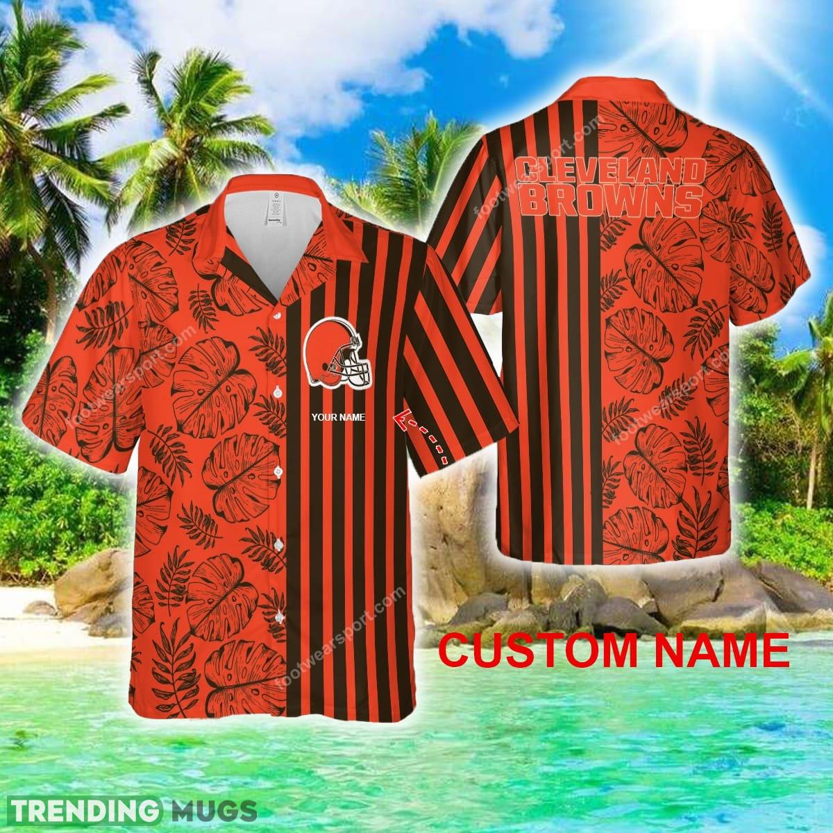 Custom Name Cleveland Browns Hawaiian Shirt AOP For Beach - Custom Name Cleveland Browns Hawaiian Shirt AOP For Beach Custom Name Cleveland Browns Hawaiian Shirt AOP For Beach - Custom Name Cleveland Browns Hawaiian Shirt AOP For Beach