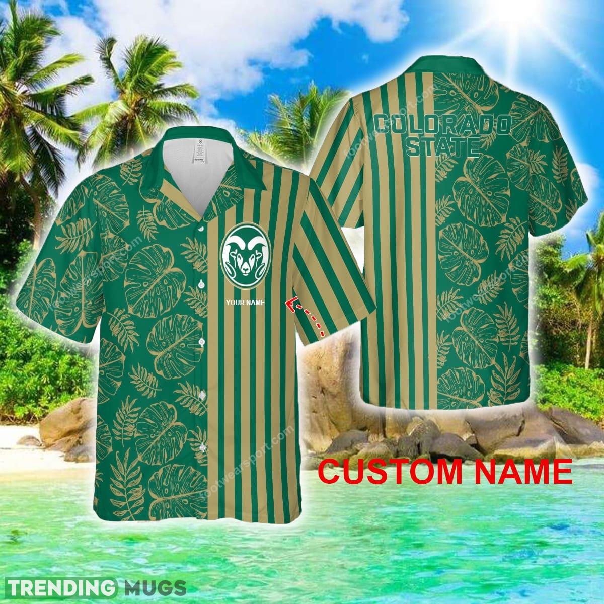 Custom Name Colorado State Rams Hawaiian Shirt Gift Summer - Custom Name Colorado State Rams Hawaiian Shirt Gift Summer Custom Name Colorado State Rams Hawaiian Shirt Gift Summer - Custom Name Colorado State Rams Hawaiian Shirt Gift Summer