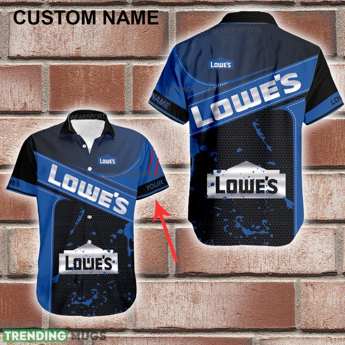 Custom Name Lowe's Style SilverHawaiian Shirt Personalized Hawaiian Shirt Gift Summer - Custom Name Lowe's Style SilverHawaiian Shirt Personalized Hawaiian Shirt Gift Summer