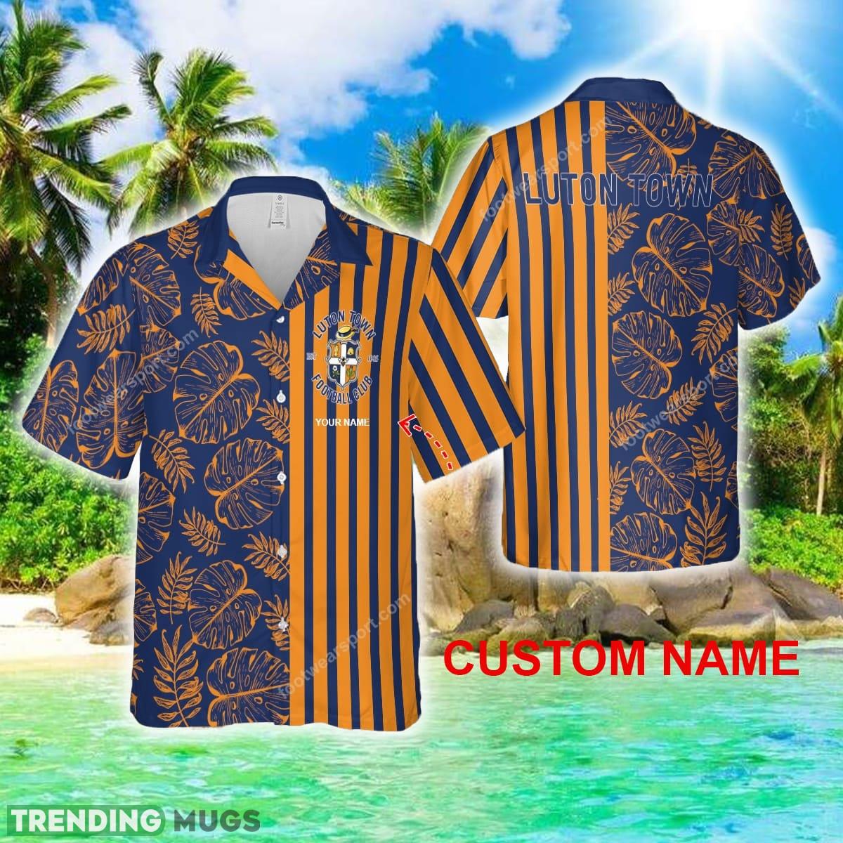 Custom Name Luton Town Hawaiian Shirt All Over Print For Beach - Custom Name Luton Town Hawaiian Shirt All Over Print For Beach Custom Name Luton Town Hawaiian Shirt All Over Print For Beach - Custom Name Luton Town Hawaiian Shirt All Over Print For Beach