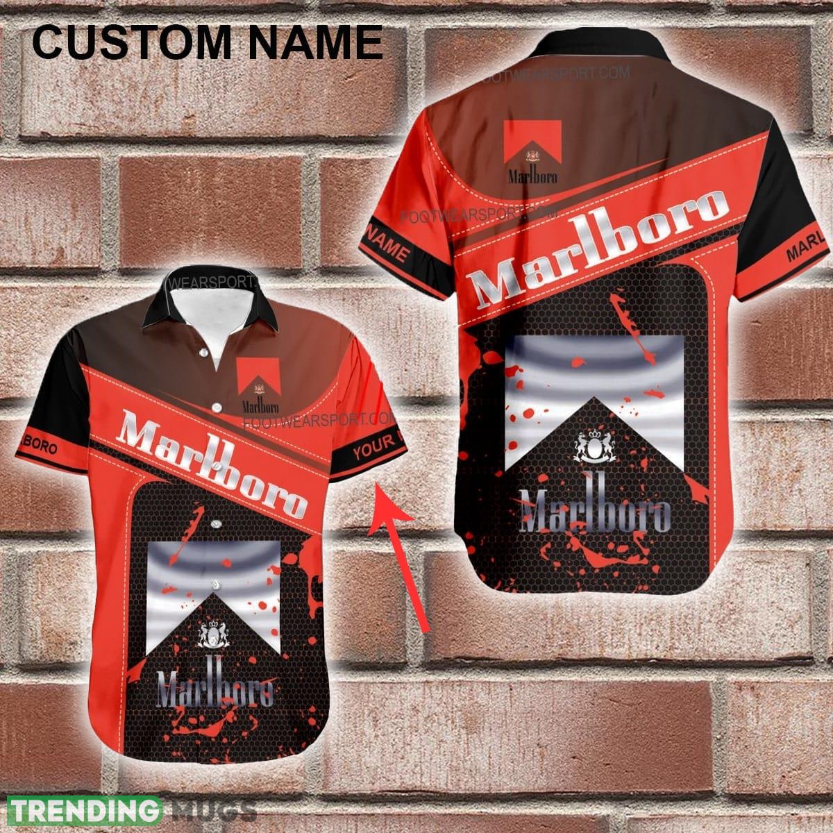 Custom Name Marlboro Style SilverHawaiian Shirt Personalized AOP Hawaiian Shirt For Men And Women - Custom Name Marlboro Style SilverHawaiian Shirt Personalized AOP Hawaiian Shirt For Men And Women Custom Name Marlboro Style SilverHawaiian Shirt Personalized AOP Hawaiian Shirt For Men And Women - Custom Name Marlboro Style SilverHawaiian Shirt Personalized AOP Hawaiian Shirt For Men And Women