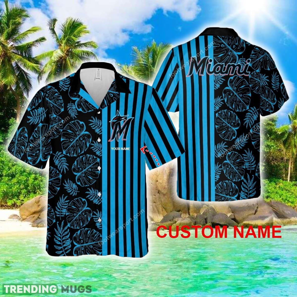 Custom Name Miami Marlins Hawaiian Shirt All Over Print Special Gifts - Custom Name Miami Marlins Hawaiian Shirt All Over Print Special Gifts Custom Name Miami Marlins Hawaiian Shirt All Over Print Special Gifts - Custom Name Miami Marlins Hawaiian Shirt All Over Print Special Gifts