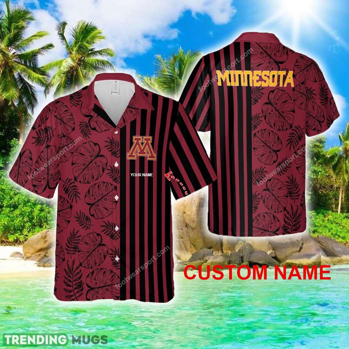 Custom Name Minnesota Golden Gophers AOP Hawaiian Shirt For Beach - Custom Name Minnesota Golden Gophers AOP Hawaiian Shirt For Beach Custom Name Minnesota Golden Gophers AOP Hawaiian Shirt For Beach - Custom Name Minnesota Golden Gophers AOP Hawaiian Shirt For Beach