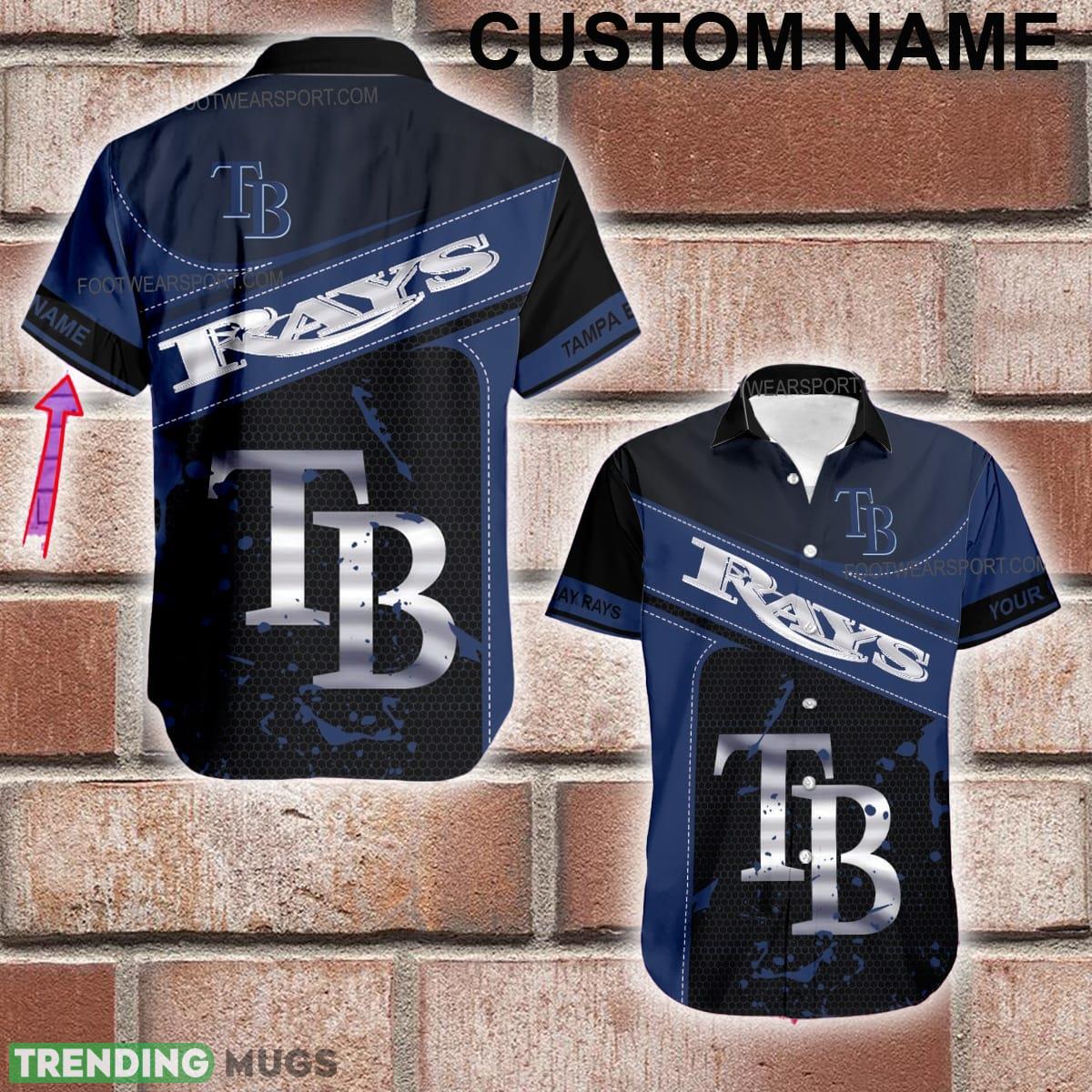 Custom Name MLB Tampa Bay Rays Logo Silver Hawaiian Shirt AOP Special Gifts - Custom Name MLB Tampa Bay Rays Logo Silver Hawaiian Shirt AOP Special Gifts Custom Name MLB Tampa Bay Rays Logo Silver Hawaiian Shirt AOP Special Gifts - Custom Name MLB Tampa Bay Rays Logo Silver Hawaiian Shirt AOP Special Gifts