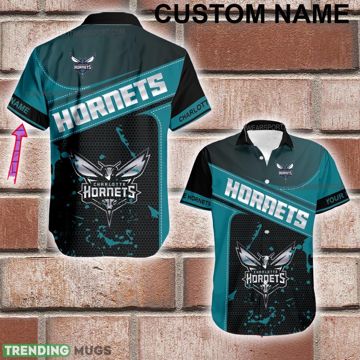 Custom Name NBA Charlotte Hornets Logo Silver Hawaiian Shirt AOP For Men And Women - Custom Name NBA Charlotte Hornets Logo Silver Hawaiian Shirt AOP For Men And Women Custom Name NBA Charlotte Hornets Logo Silver Hawaiian Shirt AOP For Men And Women - Custom Name NBA Charlotte Hornets Logo Silver Hawaiian Shirt AOP For Men And Women