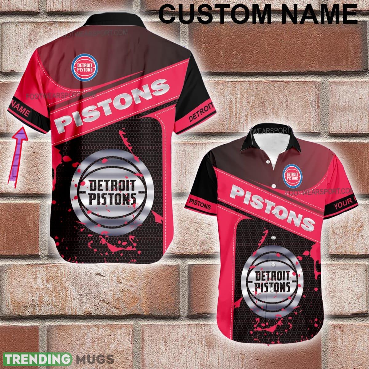 Custom Name NBA Detroit Pistons Logo Silver AOP Hawaiian Shirt For Men And Women - Custom Name NBA Detroit Pistons Logo Silver AOP Hawaiian Shirt For Men And Women Custom Name NBA Detroit Pistons Logo Silver AOP Hawaiian Shirt For Men And Women - Custom Name NBA Detroit Pistons Logo Silver AOP Hawaiian Shirt For Men And Women