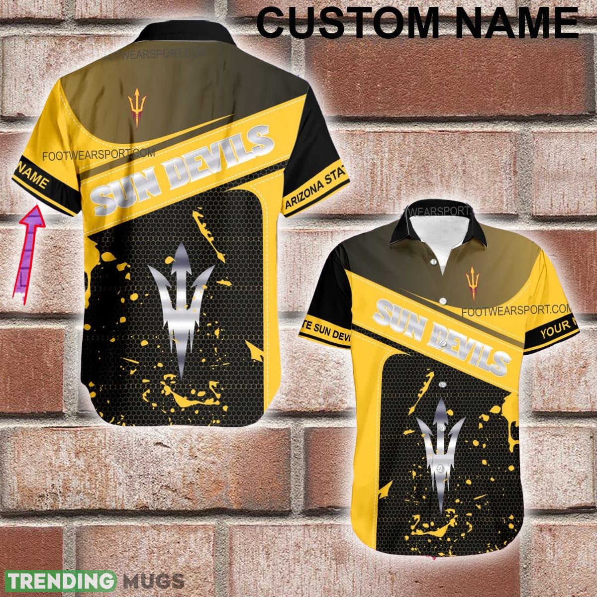 Custom Name NCAA Arizona State Sun Devils Logo Silver Aloha Hawaiian Shirt Gift For Fans - Custom Name NCAA Arizona State Sun Devils Logo Silver Aloha Hawaiian Shirt Gift For Fans Custom Name NCAA Arizona State Sun Devils Logo Silver Aloha Hawaiian Shirt Gift For Fans - Custom Name NCAA Arizona State Sun Devils Logo Silver Aloha Hawaiian Shirt Gift For Fans