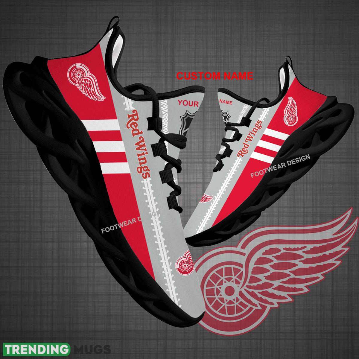 Custom Name NHL Detroit Red Wings Logo New Max Soul Shoes For Big Fans Runing Sneakers Gift - NHL Detroit Red Wings Logo New Chunky Shoes Photo 1 Custom Name NHL Detroit Red Wings Logo New Max Soul Shoes For Big Fans Runing Sneakers Gift - NHL Detroit Red Wings Logo New Chunky Shoes Photo 1