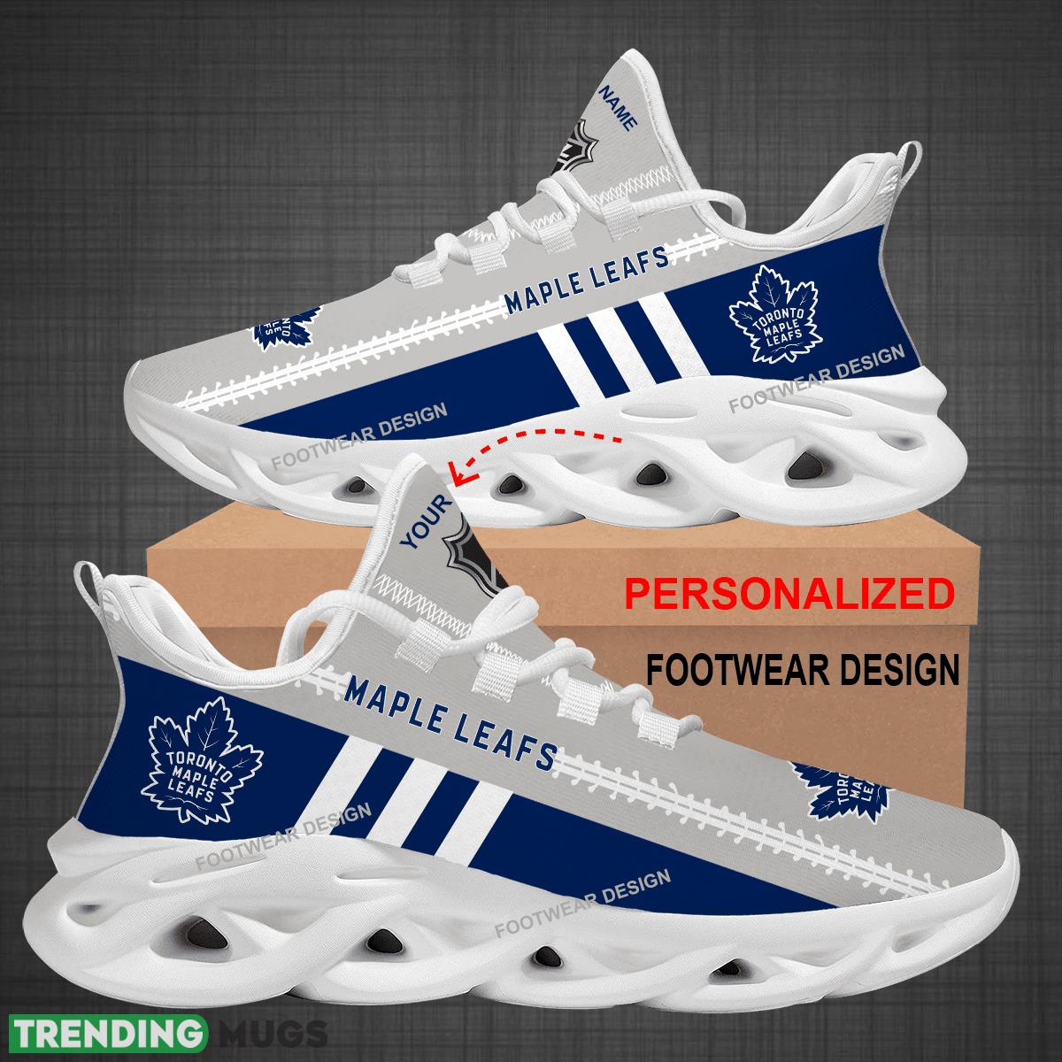 Custom Name NHL Toronto Maple Leafs Logo New Max Soul Shoes For Big Fans Runing Sneakers Gift Max Soul Custom Name NHL Toronto Maple Leafs Logo New Max Soul Shoes For Big Fans Runing Sneakers Gift Max Soul