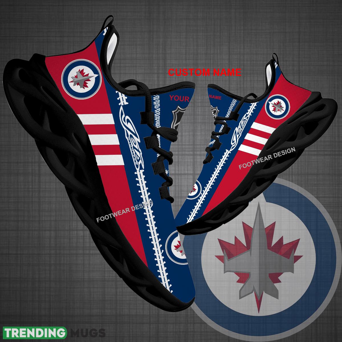 Custom Name NHL Winnipeg Jets Logo New Max Soul Shoes For Big Fans Runing Sneakers Gift - NHL Winnipeg Jets Logo New Chunky Shoes Photo 1 Custom Name NHL Winnipeg Jets Logo New Max Soul Shoes For Big Fans Runing Sneakers Gift - NHL Winnipeg Jets Logo New Chunky Shoes Photo 1