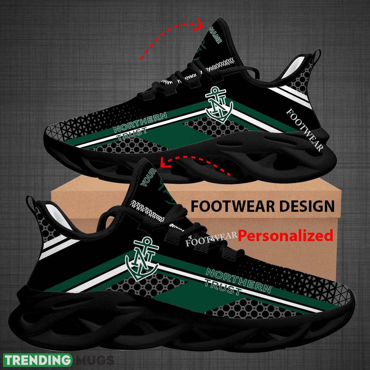 Custom Name Northern Trust Logo Max Soul Shoes For Big Fans Runing Sneakers Gift Max Soul Custom Name Northern Trust Logo Max Soul Shoes For Big Fans Runing Sneakers Gift Max Soul