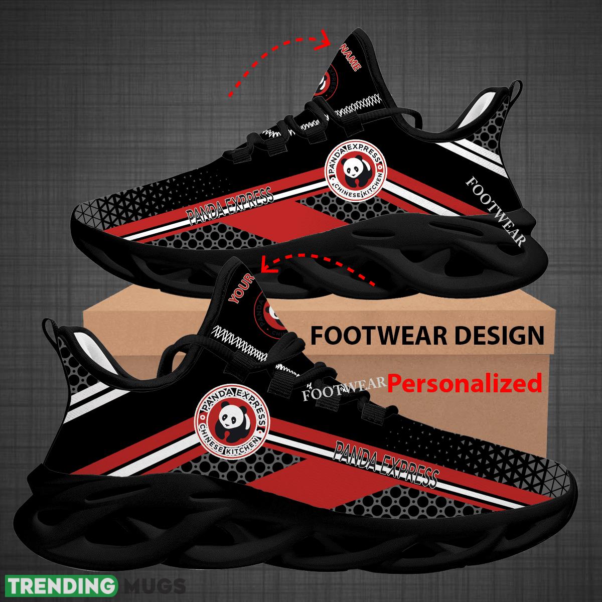 Custom Name Panda Express Logo Max Soul Shoes For Big Fans Runing Sneakers Gift Max Soul Custom Name Panda Express Logo Max Soul Shoes For Big Fans Runing Sneakers Gift Max Soul