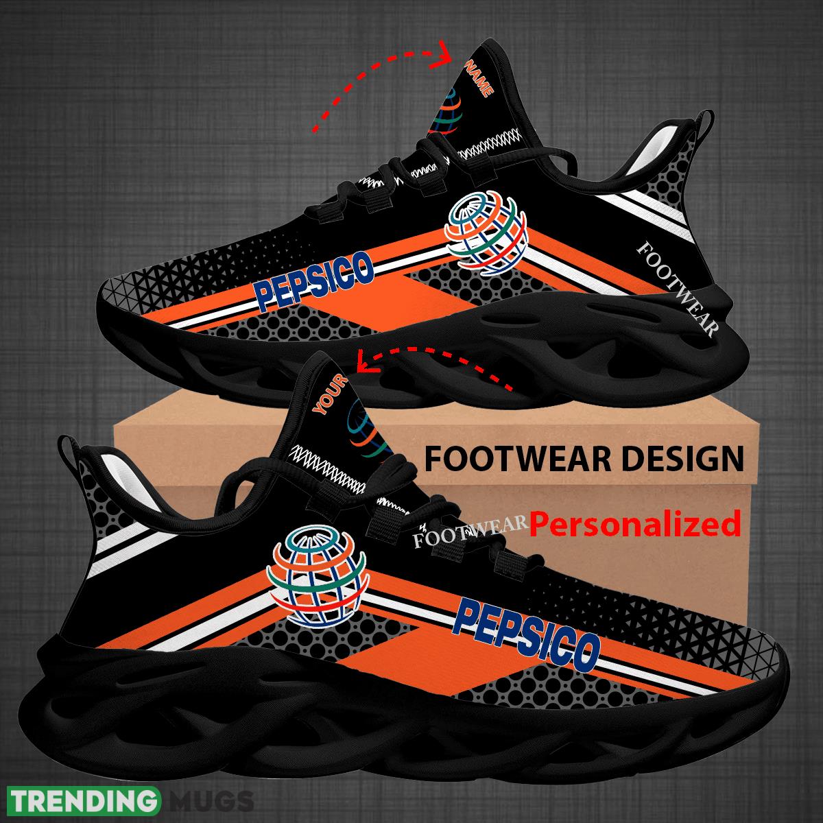 Custom Name Pepsico Logo Max Soul Shoes For Big Fans Runing Sneakers Gift Max Soul Custom Name Pepsico Logo Max Soul Shoes For Big Fans Runing Sneakers Gift Max Soul