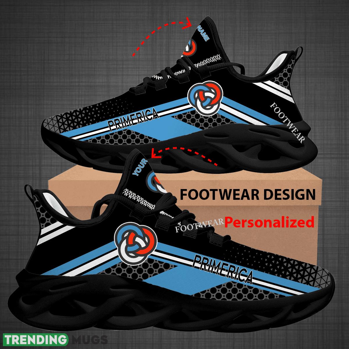 Custom Name Primerica Logo Max Soul Shoes For Big Fans Runing Sneakers Gift Max Soul Custom Name Primerica Logo Max Soul Shoes For Big Fans Runing Sneakers Gift Max Soul