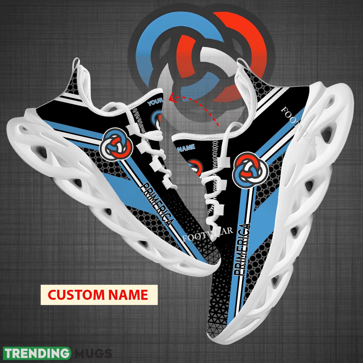 Custom Name Primerica Logo Max Soul Shoes For Big Fans Runing Sneakers Gift - primerica Logo Personalized Chunky Shoes Photo 1 Custom Name Primerica Logo Max Soul Shoes For Big Fans Runing Sneakers Gift - primerica Logo Personalized Chunky Shoes Photo 1