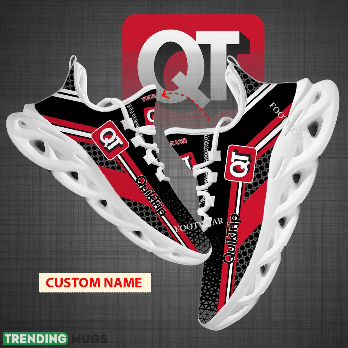 Custom Name Quiktrip Logo Max Soul Shoes For Big Fans Runing Sneakers Gift - quiktrip Logo Personalized Chunky Shoes Photo 1 Custom Name Quiktrip Logo Max Soul Shoes For Big Fans Runing Sneakers Gift - quiktrip Logo Personalized Chunky Shoes Photo 1