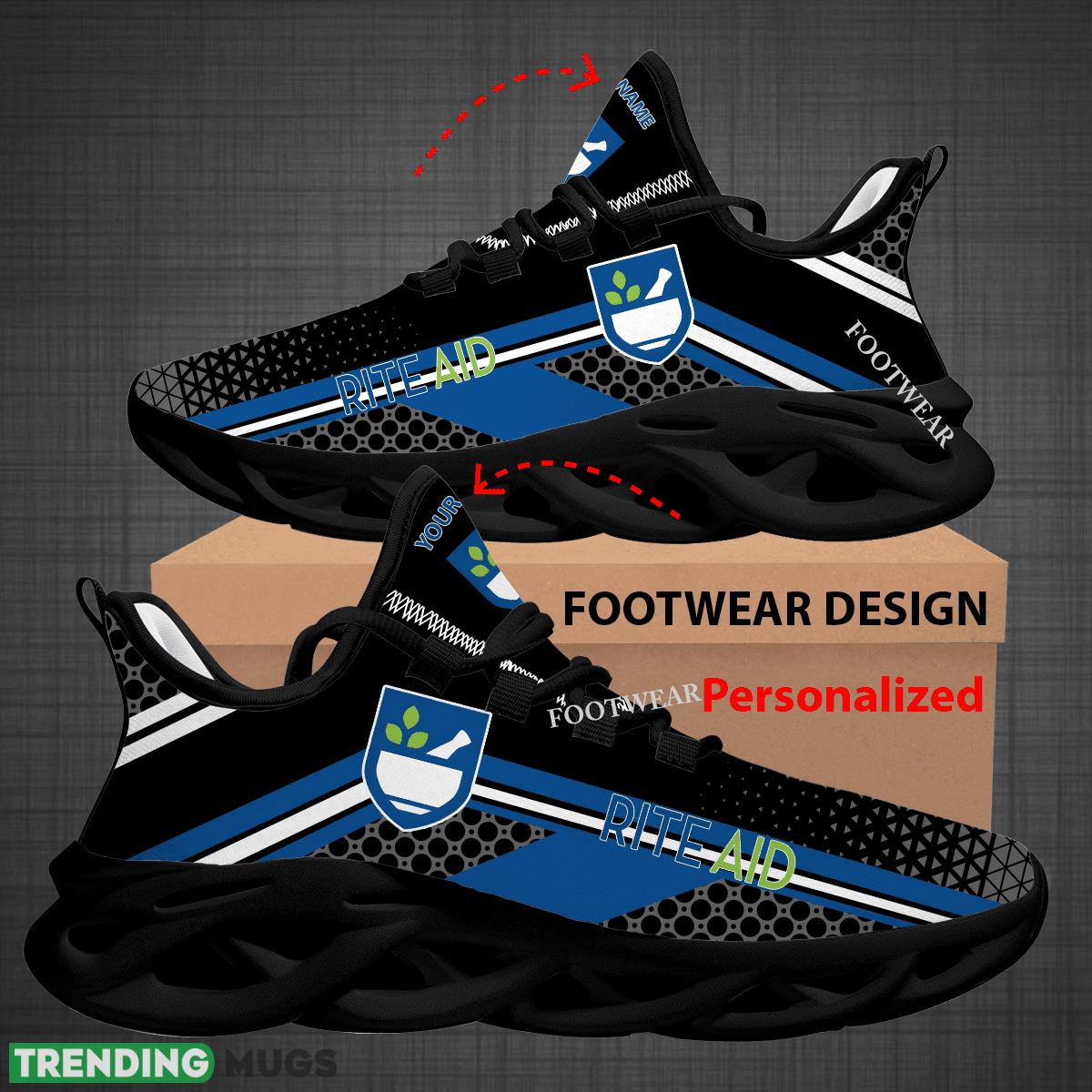 Custom Name Rite Aid Logo Max Soul Shoes For Big Fans Runing Sneakers Gift Max Soul Custom Name Rite Aid Logo Max Soul Shoes For Big Fans Runing Sneakers Gift Max Soul
