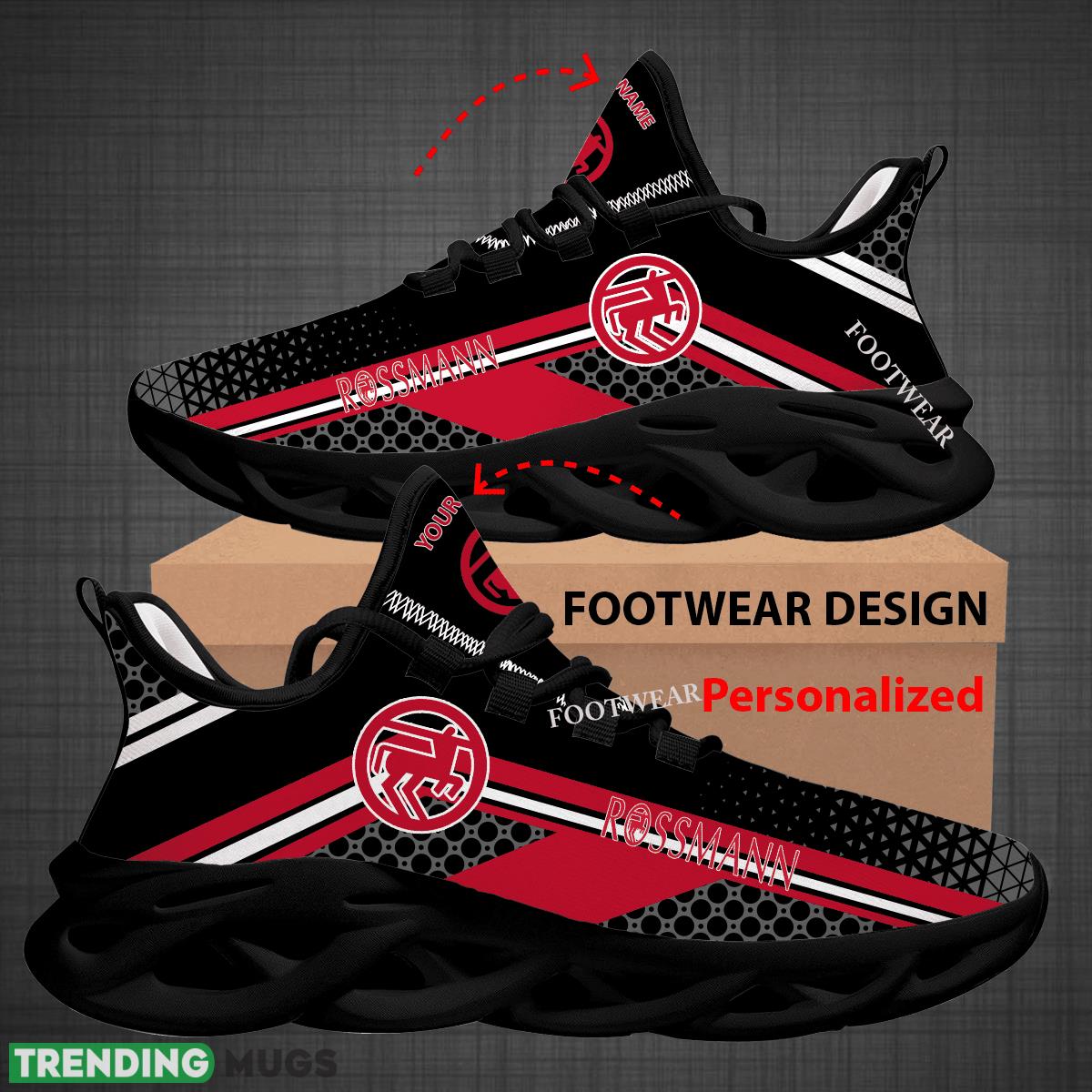 Custom Name Rossmann Logo Max Soul Shoes For Big Fans Runing Sneakers Gift Max Soul Custom Name Rossmann Logo Max Soul Shoes For Big Fans Runing Sneakers Gift Max Soul