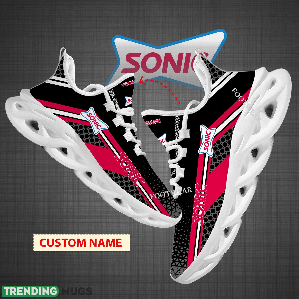 Custom Name Sonic Drive In Logo Max Soul Shoes For Big Fans Runing Sneakers Gift - sonic drive in Logo Personalized Chunky Shoes Photo 1 Custom Name Sonic Drive In Logo Max Soul Shoes For Big Fans Runing Sneakers Gift - sonic drive in Logo Personalized Chunky Shoes Photo 1