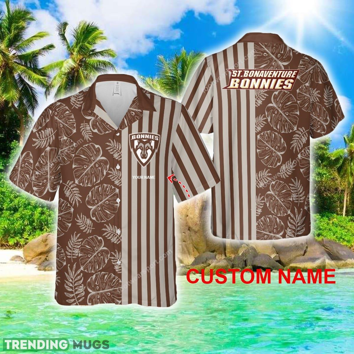 Custom Name St Bonaventure Bonnies Hawaiian Shirt Gift Summer - Custom Name St Bonaventure Bonnies Hawaiian Shirt Gift Summer Custom Name St Bonaventure Bonnies Hawaiian Shirt Gift Summer - Custom Name St Bonaventure Bonnies Hawaiian Shirt Gift Summer