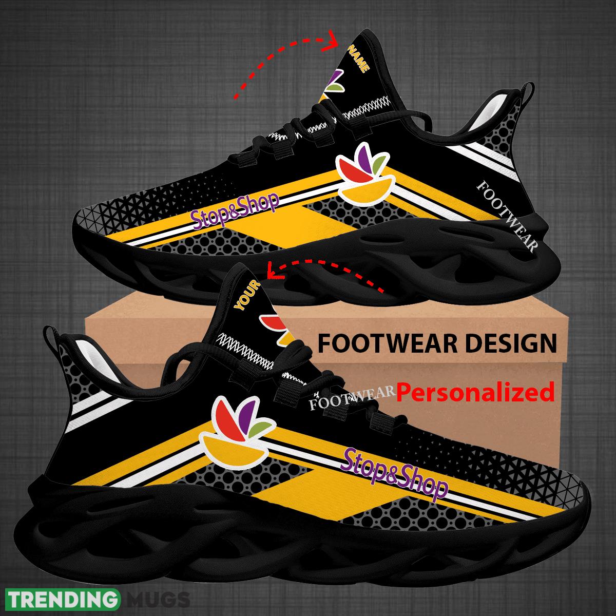 Custom Name Stop & Shop Logo Max Soul Shoes For Big Fans Runing Sneakers Gift Max Soul Custom Name Stop & Shop Logo Max Soul Shoes For Big Fans Runing Sneakers Gift Max Soul