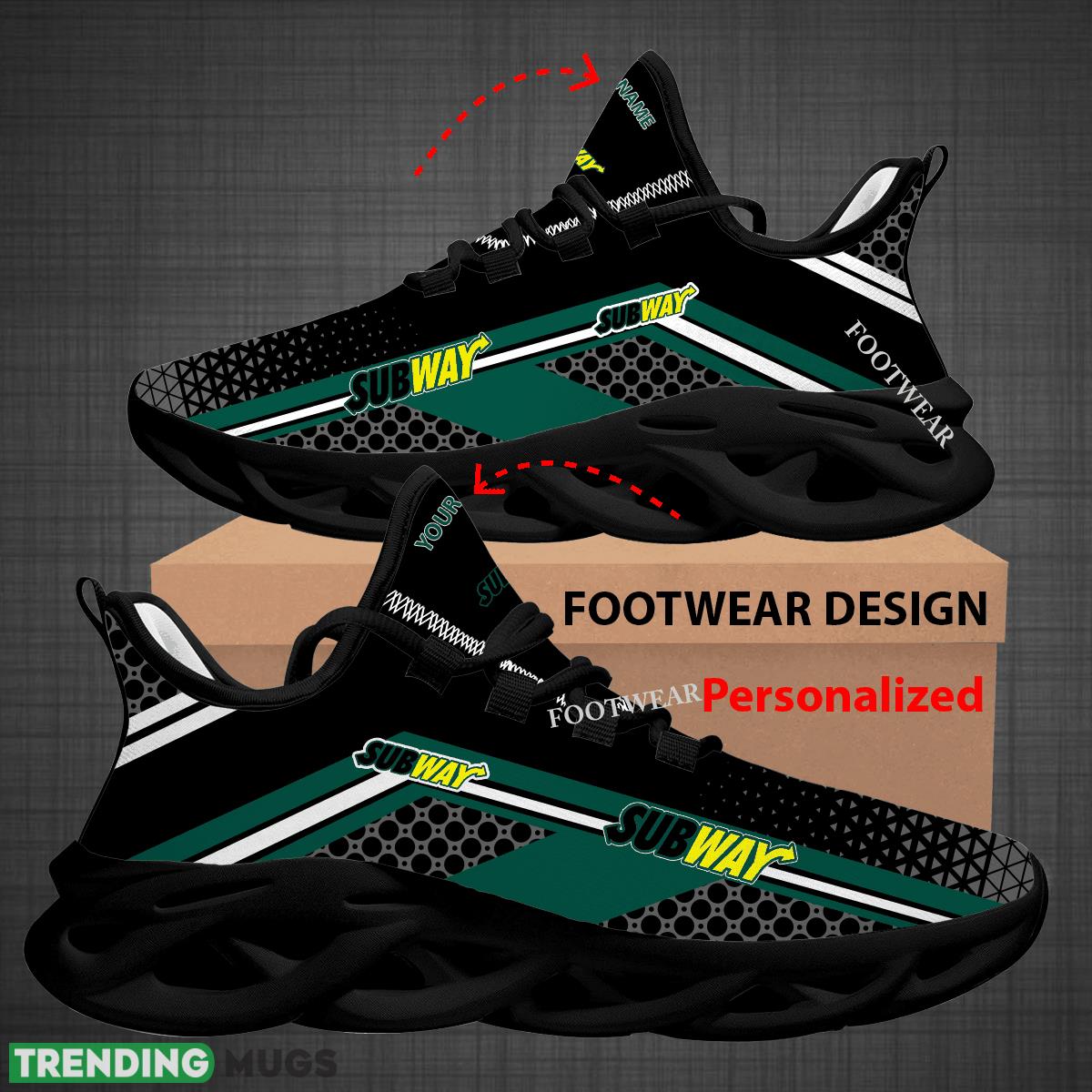 Custom Name Subway Logo Max Soul Shoes For Big Fans Runing Sneakers Gift Max Soul Custom Name Subway Logo Max Soul Shoes For Big Fans Runing Sneakers Gift Max Soul