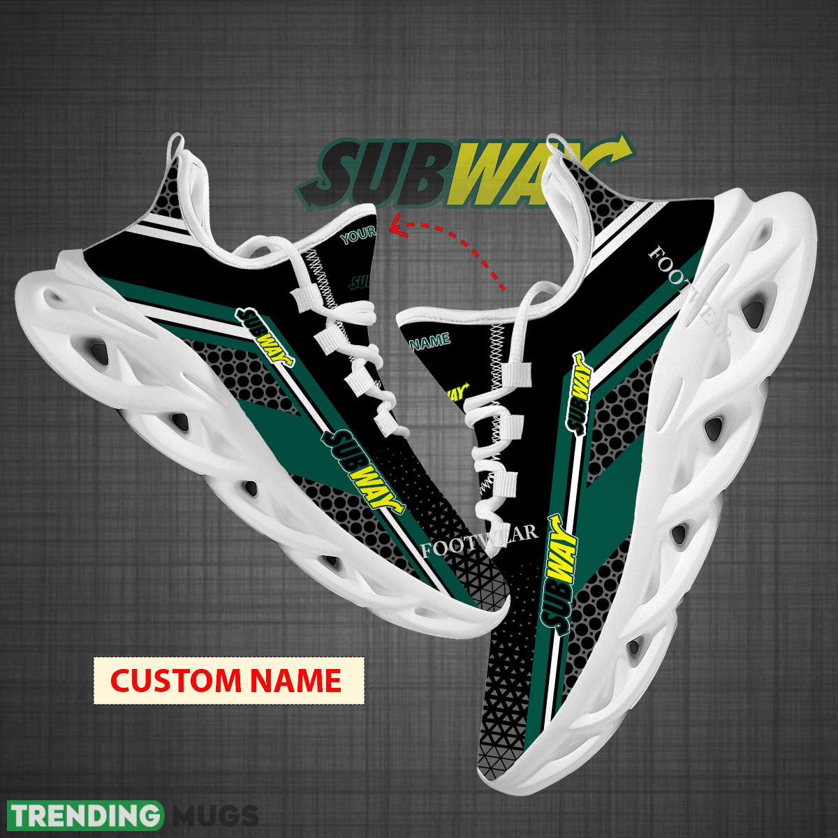 Custom Name Subway Logo Max Soul Shoes For Big Fans Runing Sneakers Gift - subway Logo Personalized Chunky Shoes Photo 1 Custom Name Subway Logo Max Soul Shoes For Big Fans Runing Sneakers Gift - subway Logo Personalized Chunky Shoes Photo 1