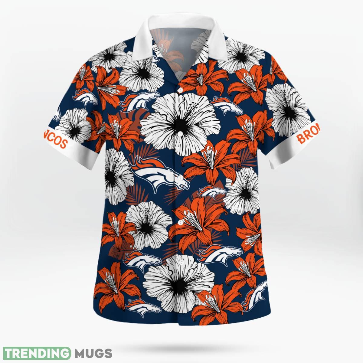 Denver Broncos Flower Tropical Floral Aloha Hawaiian Shirt For Men Women Hawaiian Shirt Denver Broncos Flower Tropical Floral Aloha Hawaiian Shirt For Men Women Hawaiian Shirt