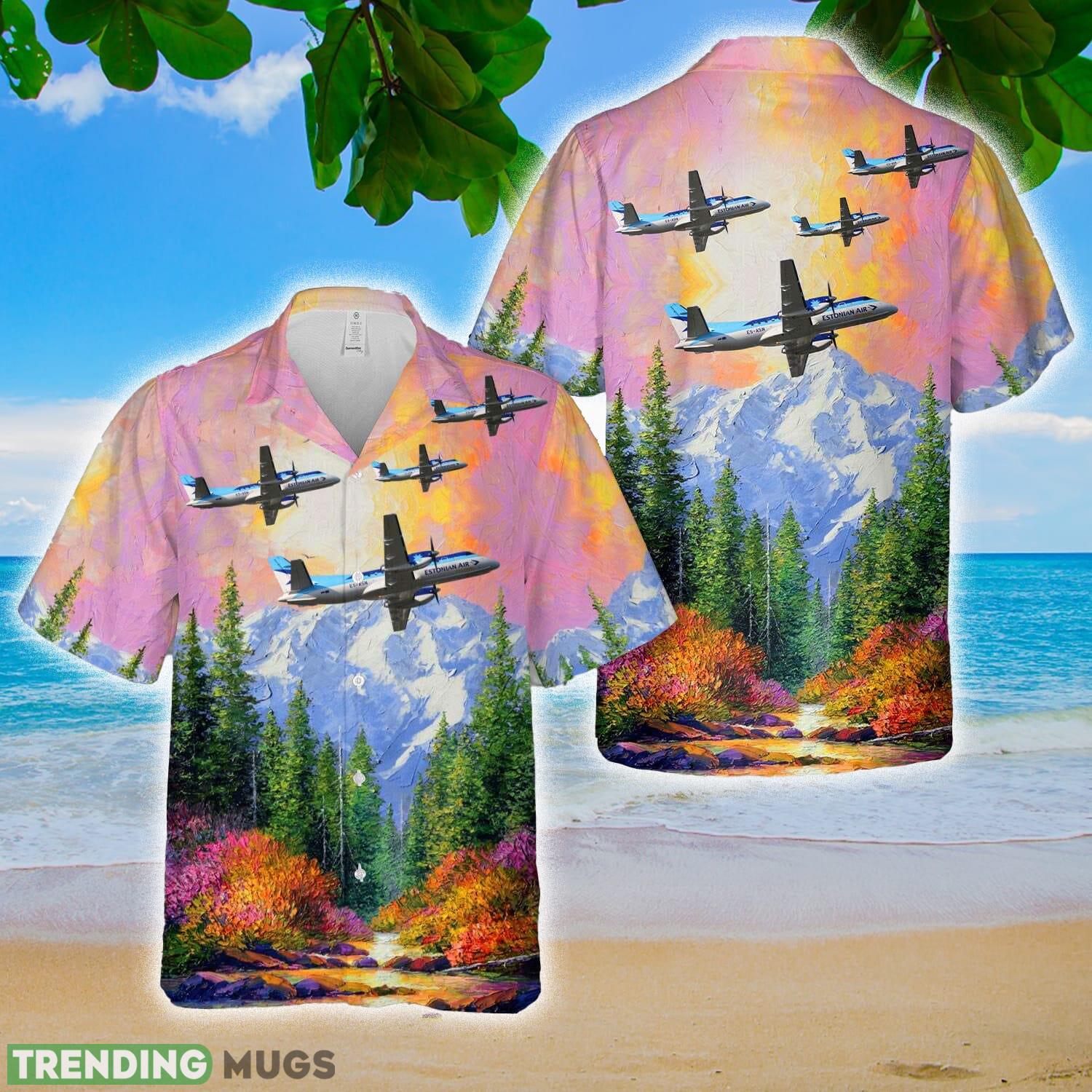 Estonian Air Saab 340 Hawaiian Shirt Summer Holidays - Estonian Air Saab 340 Hawaiian Shirt Summer Holidays Estonian Air Saab 340 Hawaiian Shirt Summer Holidays - Estonian Air Saab 340 Hawaiian Shirt Summer Holidays