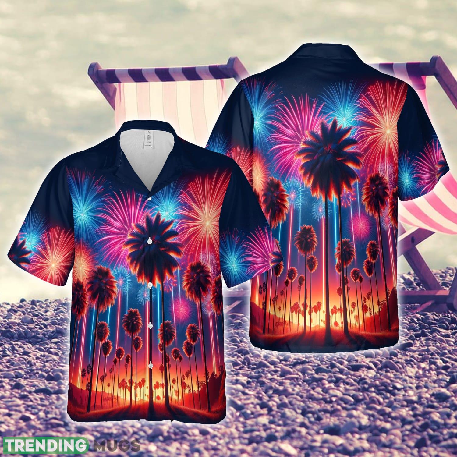 Fireworks Palm Trees 4th of July 1 Hawaiian Shirt - Fireworks Palm Trees 4th of July 1 Hawaiian Shirt Fireworks Palm Trees 4th of July 1 Hawaiian Shirt - Fireworks Palm Trees 4th of July 1 Hawaiian Shirt