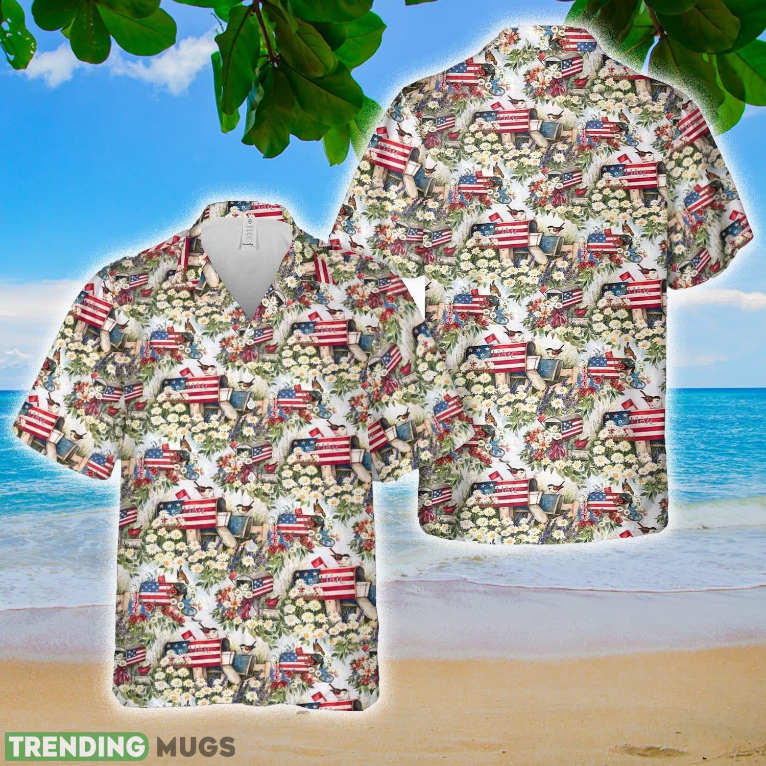 Flag Mailboxes Patriotic Hawaiian Shirt Summer Holidays - Flag Mailboxes Patriotic Hawaiian Shirt Summer Holidays Flag Mailboxes Patriotic Hawaiian Shirt Summer Holidays - Flag Mailboxes Patriotic Hawaiian Shirt Summer Holidays