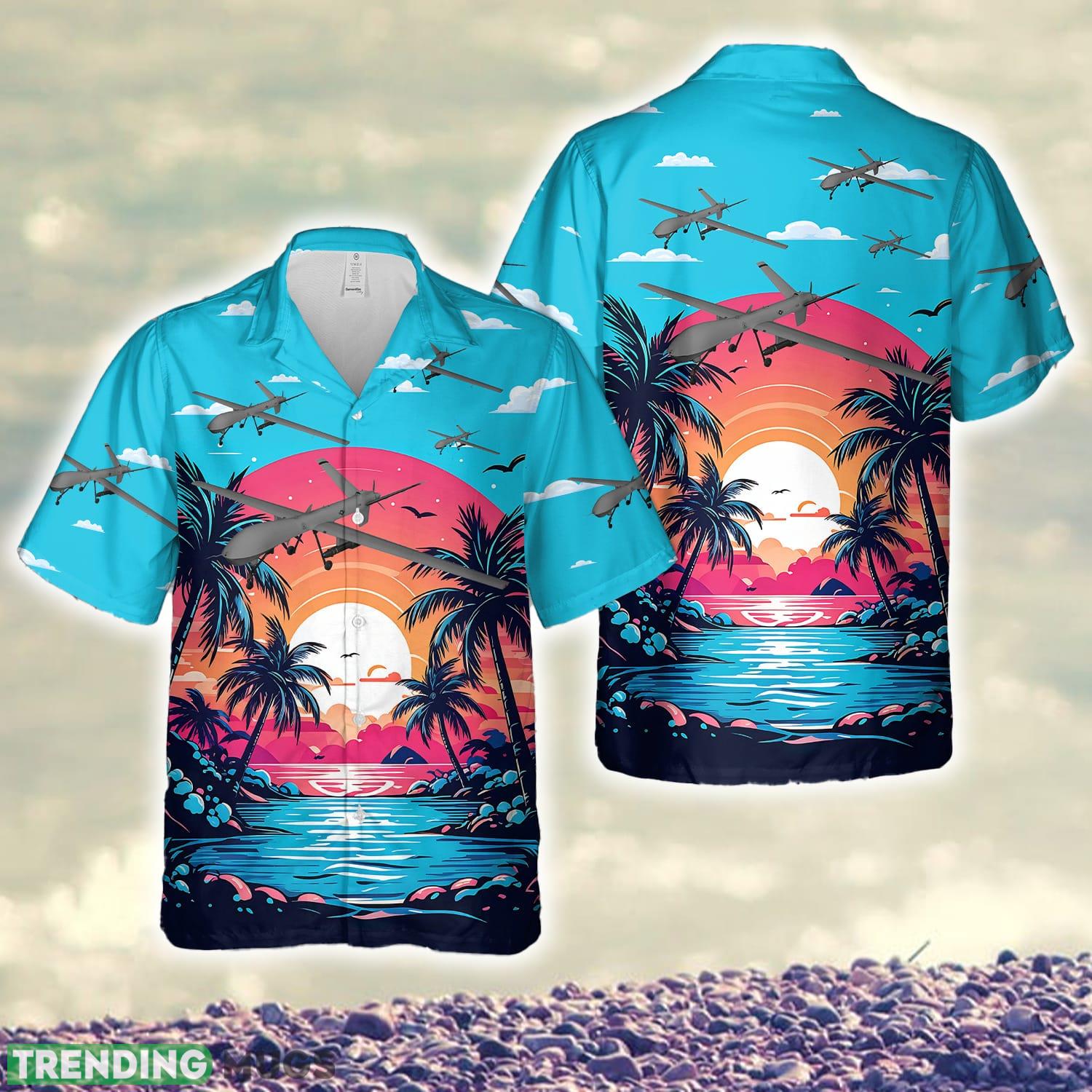 General Atomics MQ9 Reaper M001 Hawaiian Shirt - General Atomics MQ9 Reaper M001 Hawaiian Shirt General Atomics MQ9 Reaper M001 Hawaiian Shirt - General Atomics MQ9 Reaper M001 Hawaiian Shirt