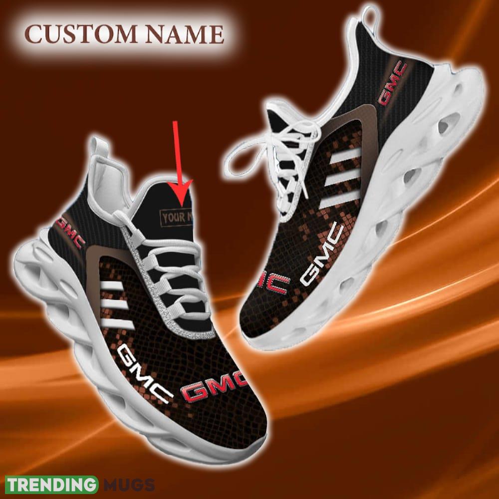 GMC Custom Name Chunky Shoes Logo Car Gift Max Soul Sneakers Brown For Fans - GMC DMHE1181_6 GMC Custom Name Chunky Shoes Logo Car Gift Max Soul Sneakers Brown For Fans - GMC DMHE1181_6