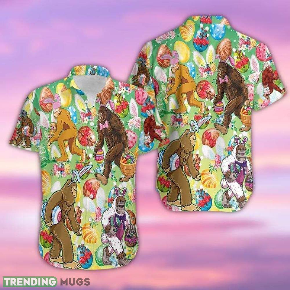 Green Bigfoot Easter Day Tropical Unisex Hawaiian Shirt Aloha Shirt For Men And Women Hawaiian Shirt Green Bigfoot Easter Day Tropical Unisex Hawaiian Shirt Aloha Shirt For Men And Women Hawaiian Shirt