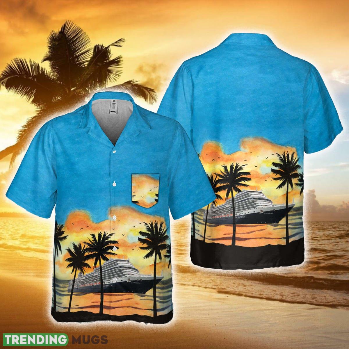 Holland America Line MS Rotterdam Pocket Hawaiian Shirt Summer Holidays - Holland America Line MS Rotterdam Pocket Hawaiian Shirt Summer Holidays Holland America Line MS Rotterdam Pocket Hawaiian Shirt Summer Holidays - Holland America Line MS Rotterdam Pocket Hawaiian Shirt Summer Holidays