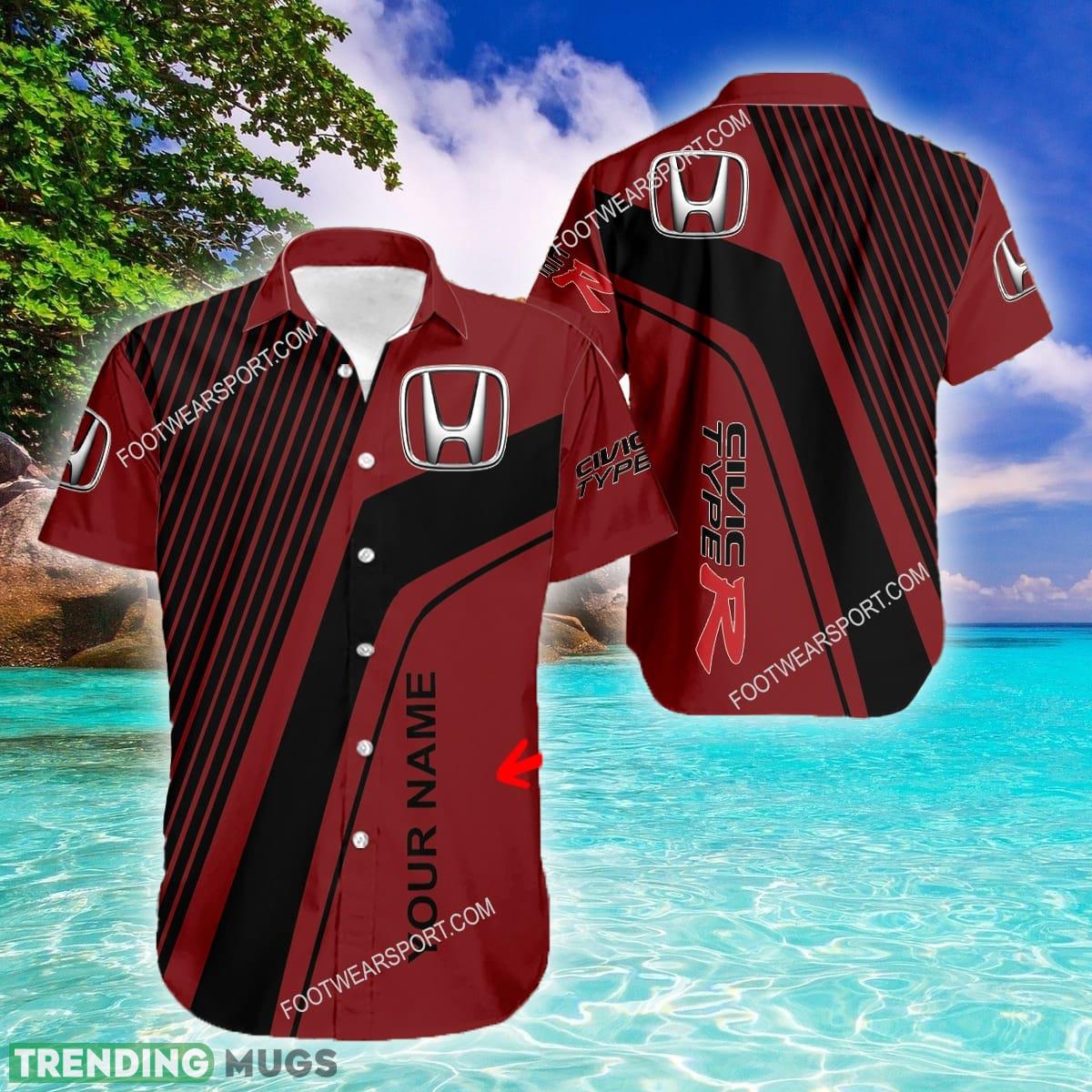 Honda Civic Type R Car Racing Hawaiian Shirt Custom Name For Men Women Summer Beach - Honda Civic Type R Car Racing Hawaiian Shirt Custom Name For Men Women Summer Beach Honda Civic Type R Car Racing Hawaiian Shirt Custom Name For Men Women Summer Beach - Honda Civic Type R Car Racing Hawaiian Shirt Custom Name For Men Women Summer Beach