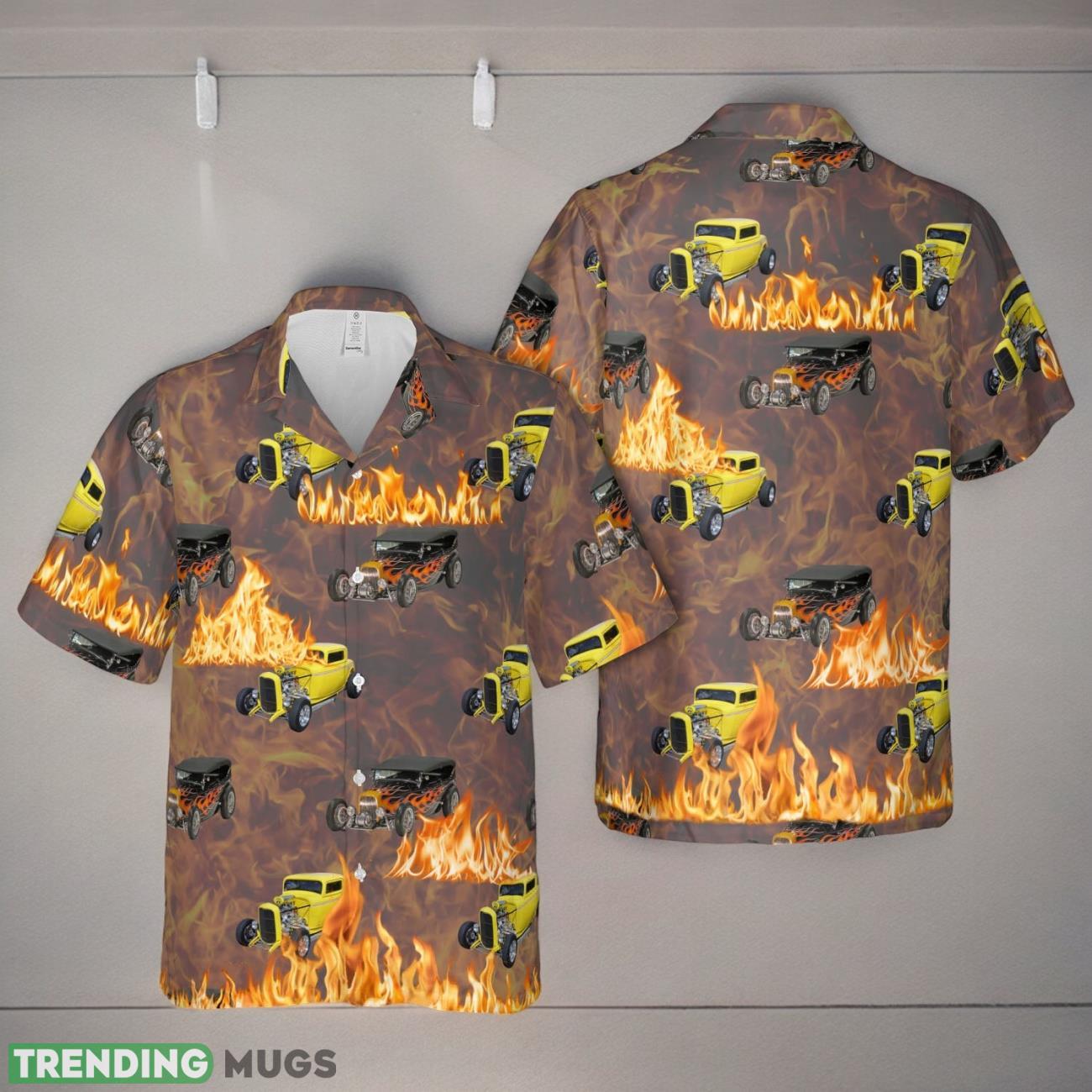 Hot Rod Cars Hawaiian Shirt Product Photo 1 Hot Rod Cars Hawaiian Shirt Product Photo 1