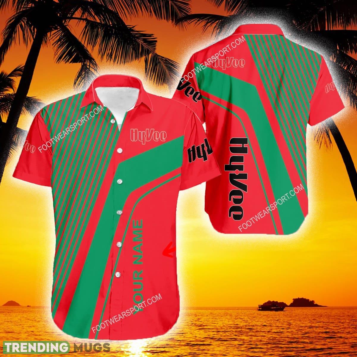 Hy Vee Custom Name Bright Logo 3D Hawaiian Shirt For Summer - Hy Vee Custom Name Bright Logo 3D Hawaiian Shirt For Summer Hy Vee Custom Name Bright Logo 3D Hawaiian Shirt For Summer - Hy Vee Custom Name Bright Logo 3D Hawaiian Shirt For Summer