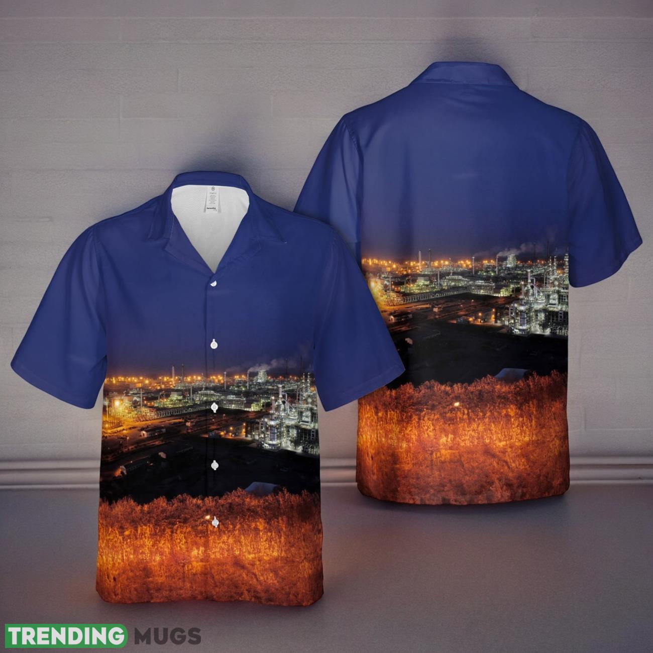 Jamnagar Refinery Gujarat, India Hawaiian Shirt Product Photo 1 Jamnagar Refinery Gujarat, India Hawaiian Shirt Product Photo 1