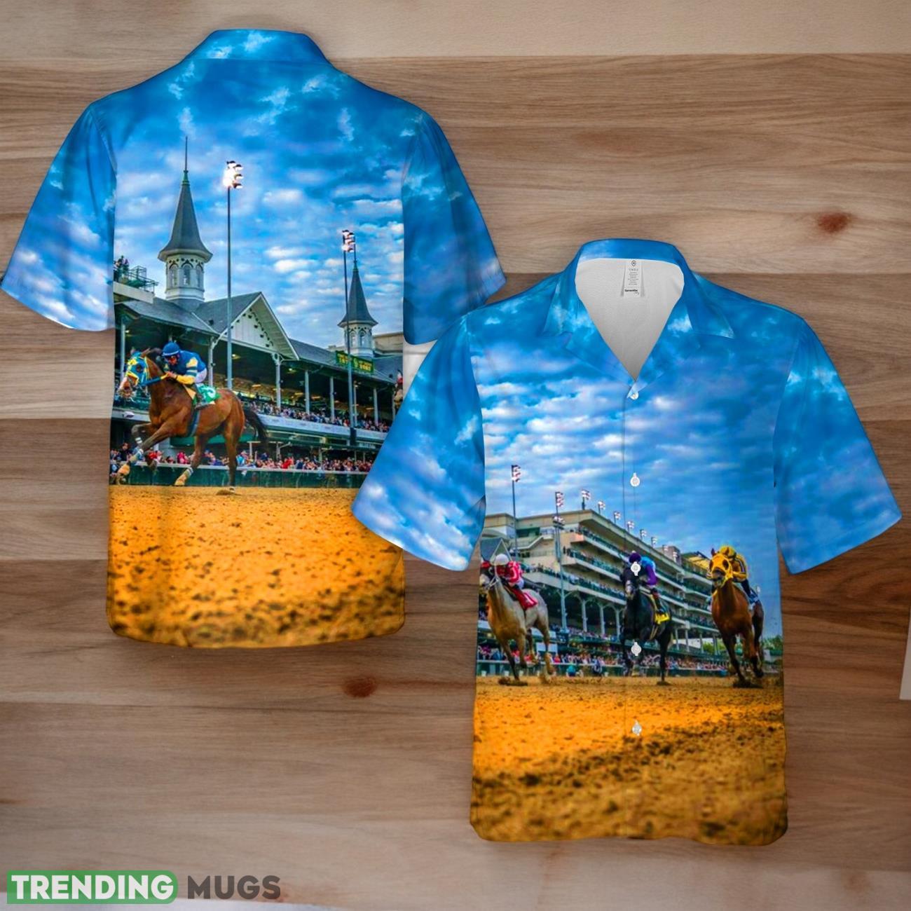 Kentucky Derby Horse Racing Hawaiian Shirt Product Photo 1 Kentucky Derby Horse Racing Hawaiian Shirt Product Photo 1