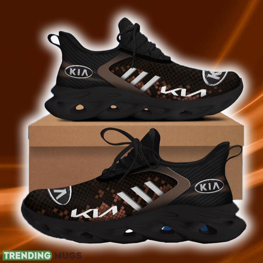Kia Custom Name Chunky Shoes Logo Car Gift Max Soul Sneakers Brown For Fans Max Soul Kia Custom Name Chunky Shoes Logo Car Gift Max Soul Sneakers Brown For Fans Max Soul