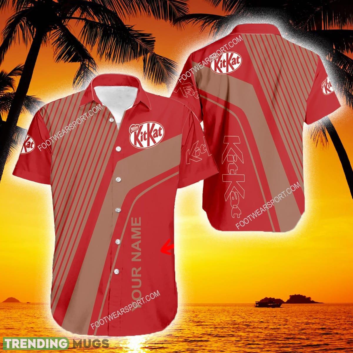 Kitkat Custom Name Limited Edition Brand 3D Hawaiian Shirt For Summer - Kitkat Custom Name Limited Edition Brand 3D Hawaiian Shirt For Summer Kitkat Custom Name Limited Edition Brand 3D Hawaiian Shirt For Summer - Kitkat Custom Name Limited Edition Brand 3D Hawaiian Shirt For Summer