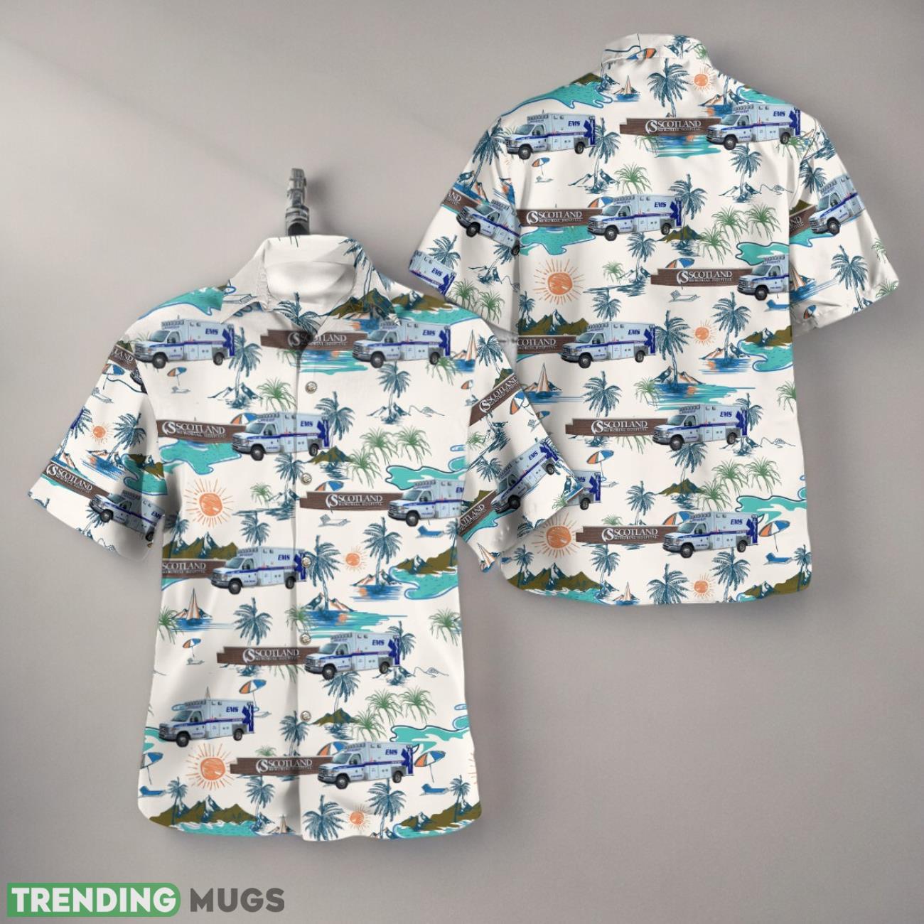 Laurinburg, North Carolina, Scotland County EMS Hawaiian Shirt Product Photo 1 Laurinburg, North Carolina, Scotland County EMS Hawaiian Shirt Product Photo 1