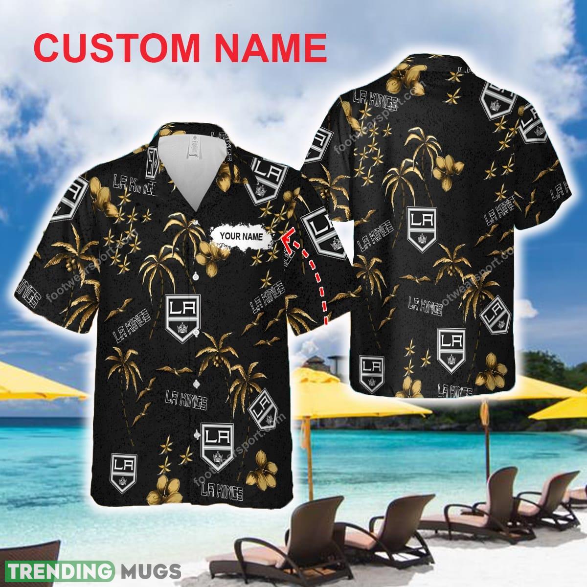 Los Angeles Kings Hawaiian Shirt New Trending For Men Women Custom Name - Los Angeles Kings Hawaiian Shirt New Trending For Men Women Custom Name