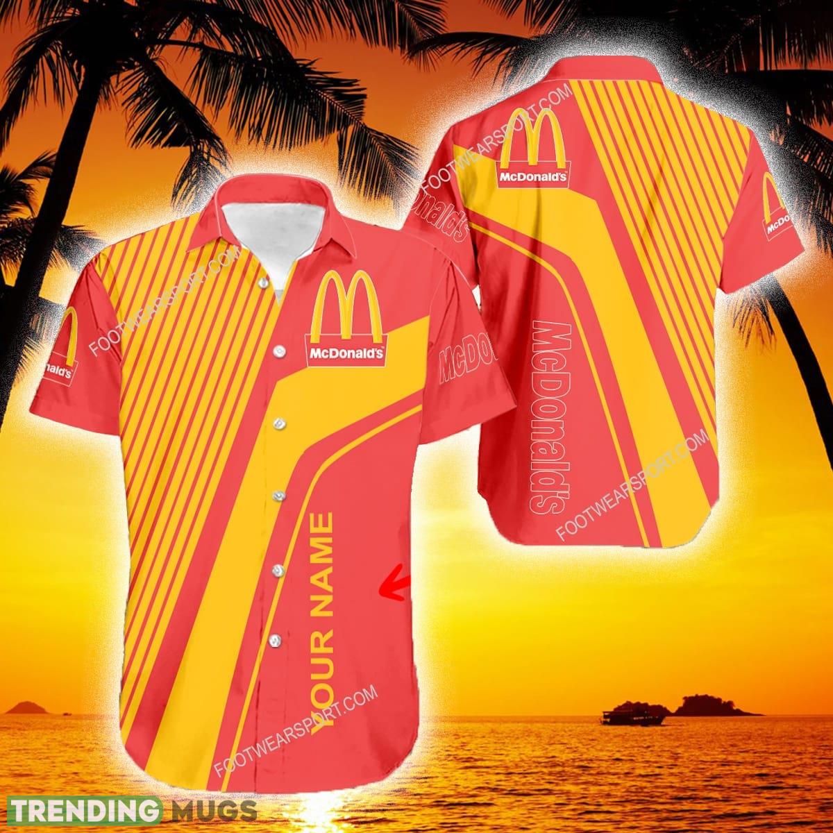 Mcdonald's Custom Name Coconut Brand All Over Print Hawaiian Shirt For Summer Hawaiian Shirt Mcdonald's Custom Name Coconut Brand All Over Print Hawaiian Shirt For Summer - Mcdonald's Custom Name Coconut Brand All Over Print Hawaiian Shirt For Summer