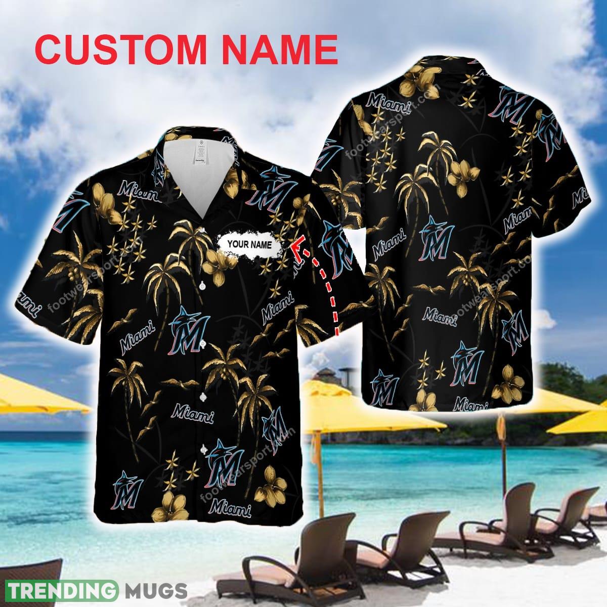 Miami Marlins Hawaiian Shirt New Trending For Men Women Custom Name - Miami Marlins Hawaiian Shirt New Trending For Men Women Custom Name Miami Marlins Hawaiian Shirt New Trending For Men Women Custom Name - Miami Marlins Hawaiian Shirt New Trending For Men Women Custom Name