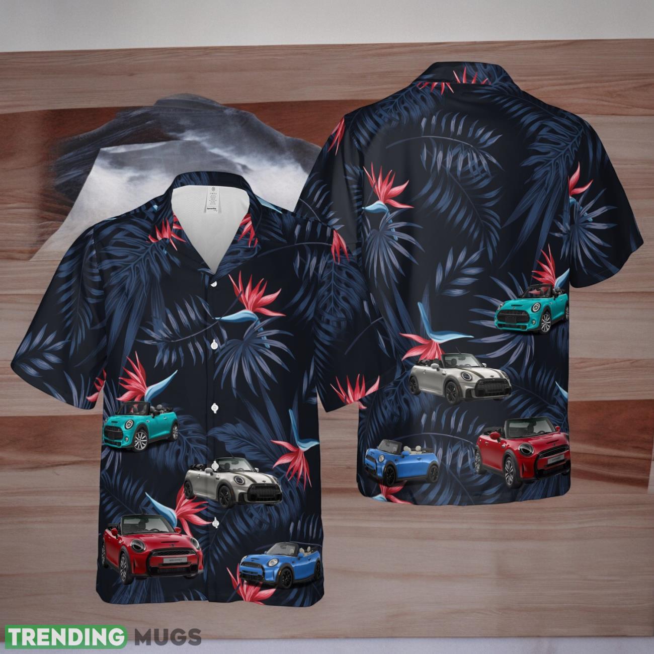 Mini Cooper Convertibles Hawaiian Shirt Product Photo 1 Mini Cooper Convertibles Hawaiian Shirt Product Photo 1