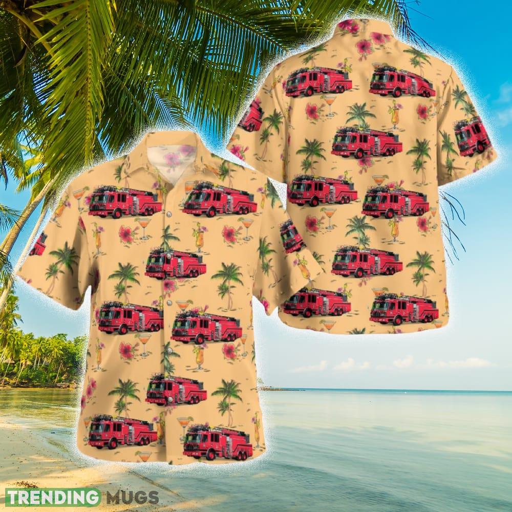 North Wildwood New Jersey North Wildwood Fire Department Hawaiian Shirt - North Wildwood New Jersey North Wildwood Fire Department Hawaiian Shirt
