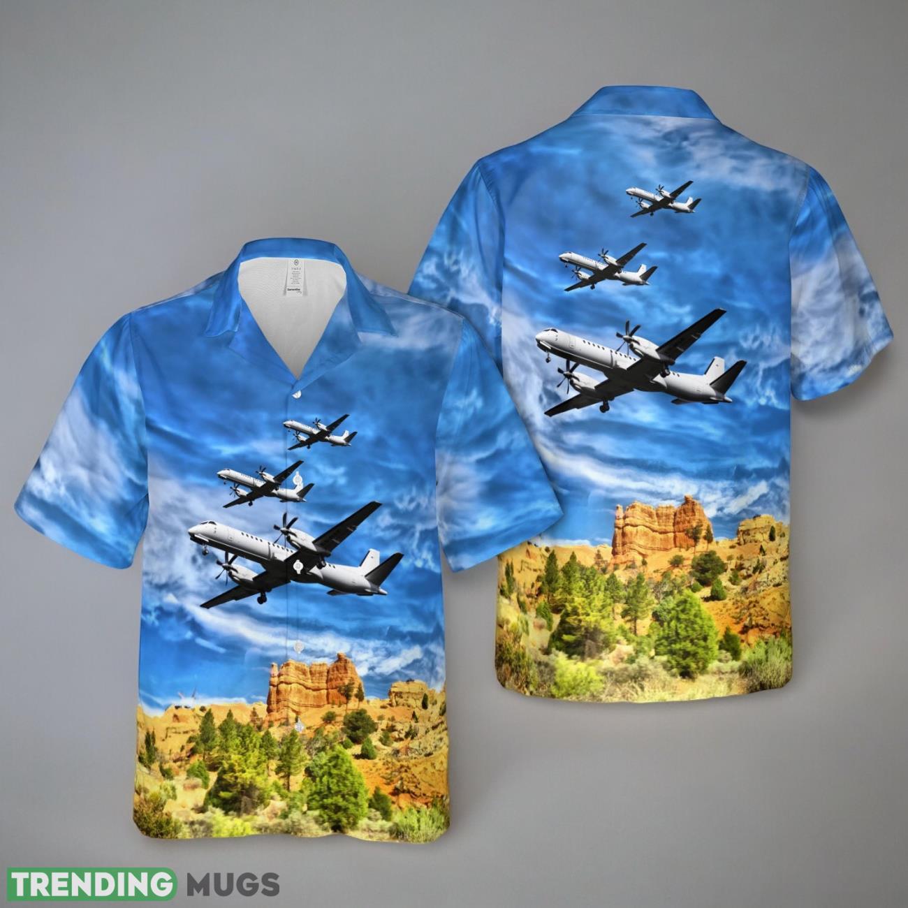NyxAir Saab 2000 Hawaiian Shirt Product Photo 1
