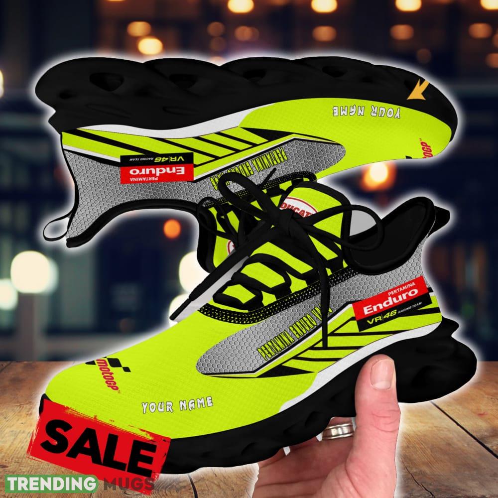 Pertamina Enduro VR46 Racing Team 2024 Clunky Shoes Custom Name For Men Women Gift Max Soul sneaker Max Soul Pertamina Enduro VR46 Racing Team 2024 Clunky Shoes Custom Name For Men Women Gift Max Soul sneaker Max Soul